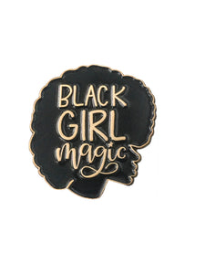 1.25" Black Girl Magic Lapel Pin